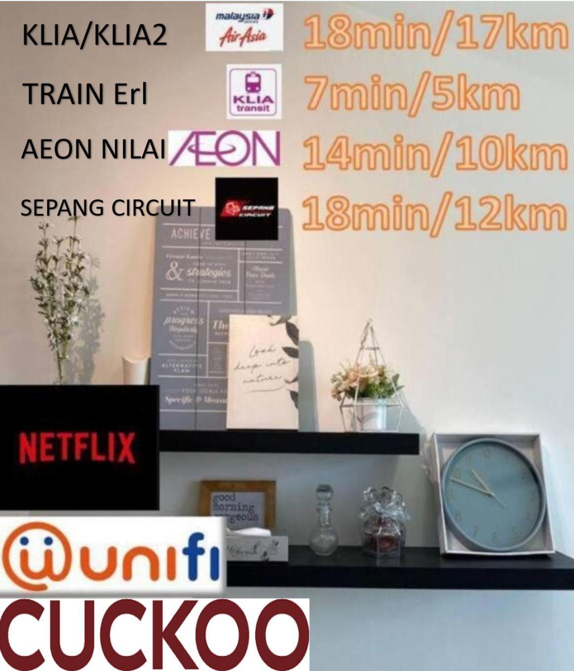 Family Stay, Sepang Klia, Free 2 Parking&Unifi المظهر الخارجي الصورة